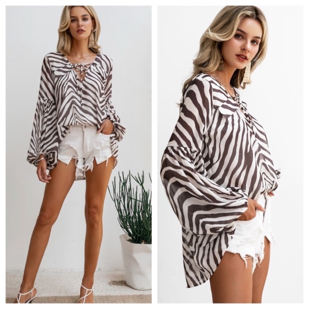 Beautiful print top